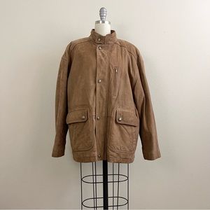 Liz Claiborne Liz Wear Brown Leather Jacket